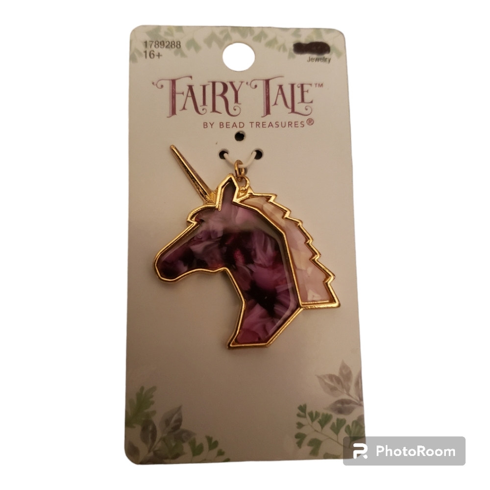 Fairy Tale Unicorn pendant. NWT